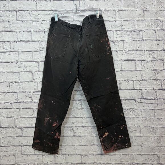 Urban Pipeline MaxFlex Men’s Straight Jeans 38x30 Blue Bleach Paint Splatter I - Picture 5 of 15